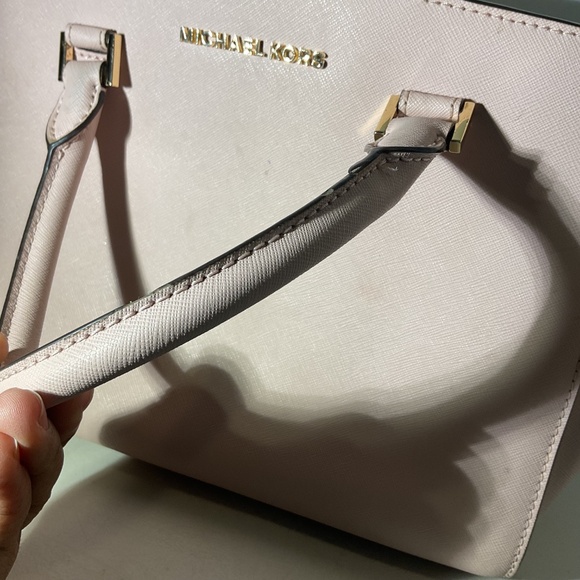 Michael Kors Selma Medium Top Zip Satchel Leather Crossbody and Wallet Set - Picture 12 of 16